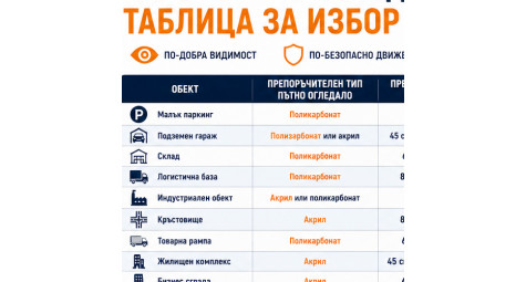 Jakie lustro drogowe wybrać?