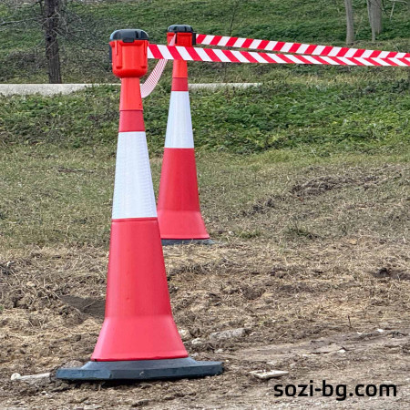 Road cone Sozi KD12+, H=1000 mm, heavy base 5,5 kg - buy at a best price Road cone Sozi KD12+, H=1000 mm, heavy base 5,5 kg - buy at a best price