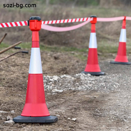 Road cone Sozi KD12+, H=1000 mm, heavy base 5,5 kg - buy at a best price Road cone Sozi KD12+, H=1000 mm, heavy base 5,5 kg - buy at a best price