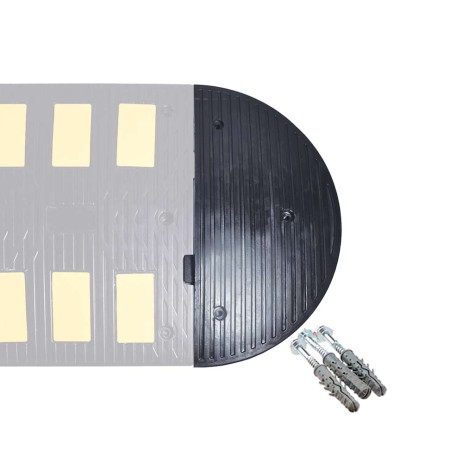 Element końcowy do gumowego progu zwalniającego LP05-600 600×300×45 mm