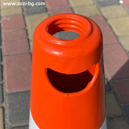Flexible traffic cone KDR09-4-E, H=500 - buy at best price
