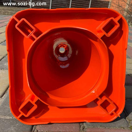 Flexible traffic cone KDR09-4-E, H=500 - buy at best price