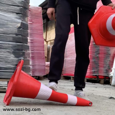Flexible road cone KDR10-6, H=750 - buy at a best price. In stock. Flexible road cone KDR10-6, H=750 - buy at a best price. In stock.