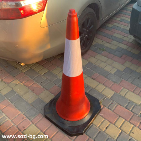 Road cone Sozi KD12+, H=1000 mm, heavy base 5,5 kg - buy at a best price Road cone Sozi KD12+, H=1000 mm, heavy base 5,5 kg - buy at a best price