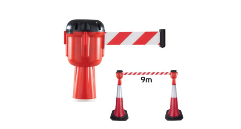  Cone topper with retractable tape 9 meters