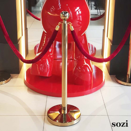 Stâlp delimitator auriu pentru frânghii SK03 - disponibilitate, prețuri mici Stâlp delimitator auriu pentru frânghii SK03 - disponibilitate, prețuri mici